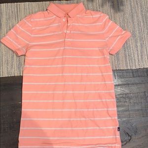 COPY - American eagle XS orange/white striped pol…